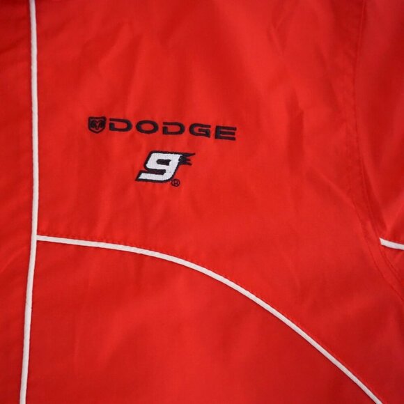 Y2K Chase Authentics Red Embroidered Kasey Kahne #9 Dodge Zip Up Jacket   Medium - Picture 10 of 10